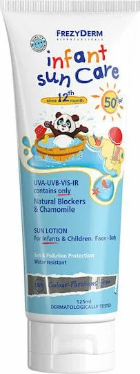 Frezyderm Infant Sun Care Waterproof Bebeluș Crema de Soare Emulsie SPF50 100ml — preț și oferte