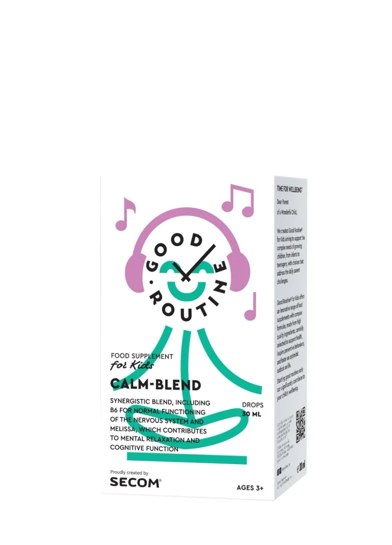 Calm-Blend Good Routine, 30 ml, gust de vanilie, Secom — preț și oferte