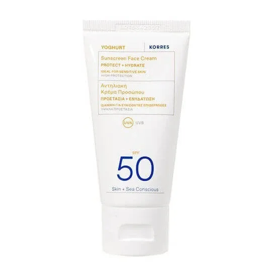 Korres Yoghurt Cremă Antisolară de Față SPF50 50ml — preț și oferte