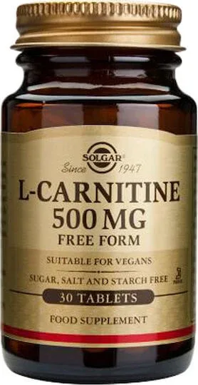 Solgar L-Carnitine cu Carnitină 500mg și Gust Unflavoured 30 file — preț și oferte