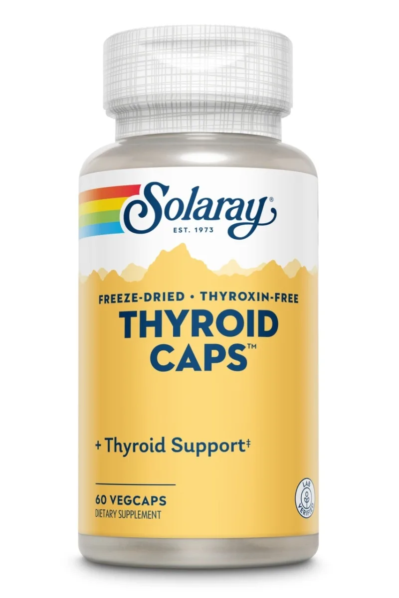Thyroid Caps Solaray, 60 capsule vegetale SECOM — preț și oferte