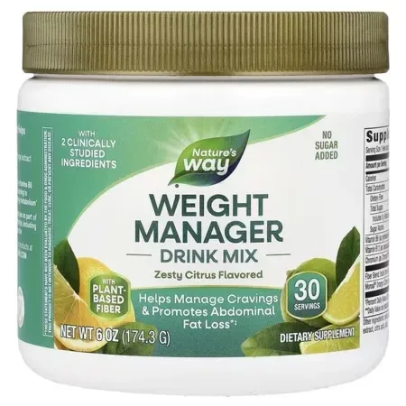 Pulbere cu gust de citrice Weight Manager Nature's Way, 174.3 g, Secom — preț și oferte