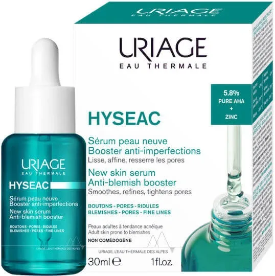 Uriage Hyseac Booster Anti-îmbătrânire Pentru Față cu AHA 30ml — preț și oferte