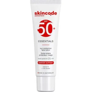 Skincode Essentials Sun Protection Loțiune Antisolară Waterproof Pentru Față Protectie Solara (SPF)50+ 50ml