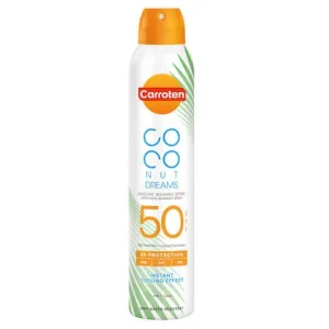 Carroten Coconut Dreams Spray Waterproof Protecție Solară pentru Corp SPF50 200ml