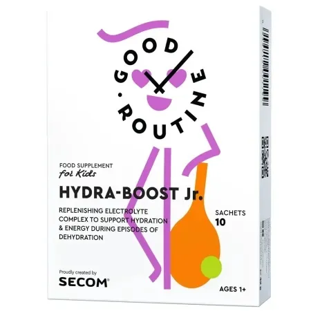 Saruri de rehidratare Hydra-Boost Jr Good Routine, 10 plicuri, Secom — preț și oferte