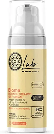 Natura Siberica Lab Biome Cremă de Față Anti-îmbătrânire de Zi cu Retinol 50ml
