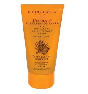 L' Erbolario Super-Tanning Unguent Cremă de Bronzare Waterproof pentru Corp 75ml