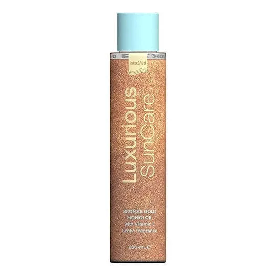 InterMed Luxurious SunCare Bronze Gold Monoi Ulei De Bronzare Pentru Corp 200ml — preț și oferte