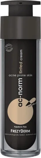Frezyderm AC-Norm Cremă de Față Colorată Hidratantă și Regulatorie de Zi 24h împotriva Imperfecțiunilor și Acneei 50ml