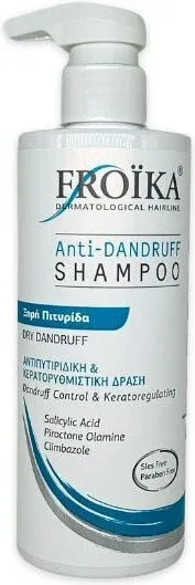 Froika Șampon Antimătreață pentru Scalp Sensibil Împotriva Mătreții și Căderii Părului pentru Păr Uscat 400ml