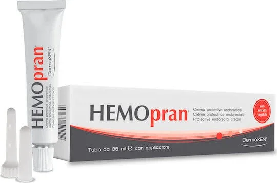 Dermoxen Hemopran Protective Endorectal Cream Cremă pentru Hemoroizi 35ml — preț și oferte