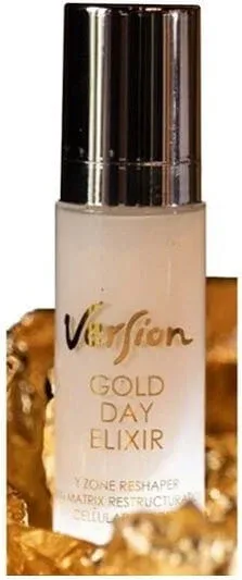 Version Gold Day Elixir Cremă Anti-Îmbătrânire de Zi pentru Față cu Acid Hialuronic & Ceramide 50ml