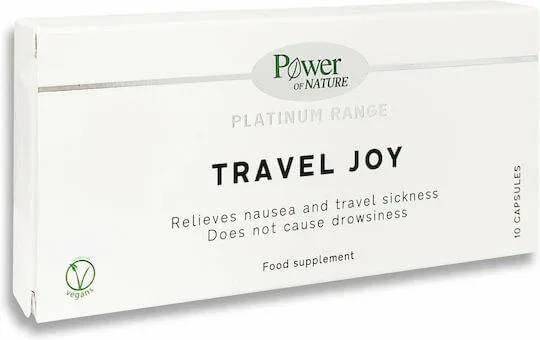 Power Of Nature Platinum Range Travel Joy pentru Greață 10 Capsule — preț și oferte