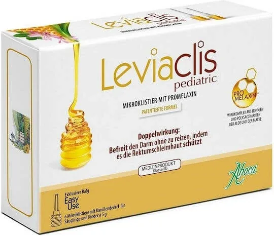 Aboca Leviaclis Pediatric Microclismă cu Promelaxin pentru copii 6 x 5gr — preț și oferte
