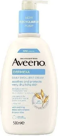 Aveeno Dermexa Cremă Emolientă Zilnică Fără Parfum 500ml — preț și oferte