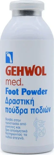 Gehwol Med Foot Powder Deodorant sub formă de Powder pentru ciuperca piciorului 100gr