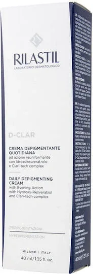 Rilastil D-Clar Cremă de Față 24h Împotriva Petelor Pigmentare 40ml — preț și oferte
