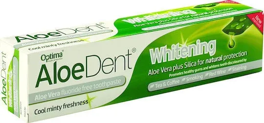 Optima Naturals Aloe Dent Whitening Pastă de dinți Fără fluor pentru Albire 100ml — preț și oferte