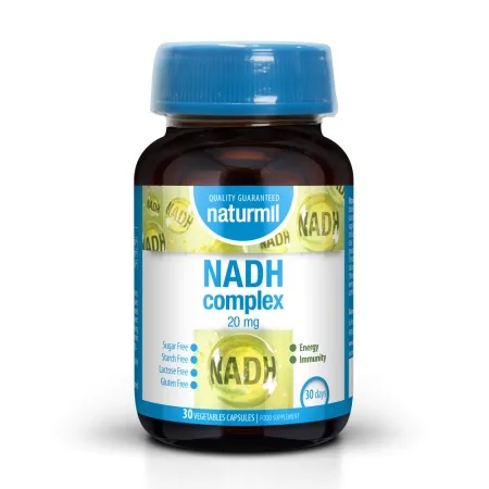 NADH Complex 20 mg, 30 capsule, Naturmil — preț și oferte