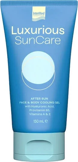 InterMed Luxurious SunCare After Sun Gel pentru Față și Corp cu Mușețel și Acid Hialuronic 150ml — preț și oferte