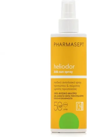 Pharmasept Heliodor Waterproof Copii Crema de Soare Spray SPF50 165ml