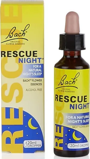 Bach Rescue Night Esență Florală în Picături pentru Relaxare 10ml