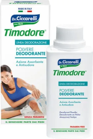 L'Officinale del Dottor Ciccarelli Timodore Powder Deodorant sub formă de Powder pentru ciuperca piciorului 75gr