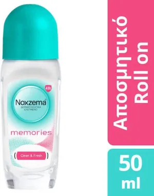 Noxzema Memories Clean & Fresh Deodorant 48h sub formă de Roll-On 50ml