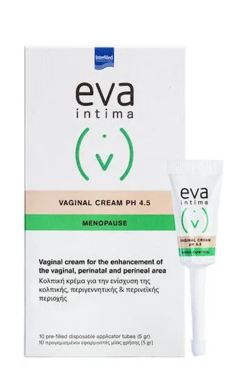 Eva Intima Meno-Control Vaginal pH 4.5 Cremă 5gr 10buc InterMed — preț și oferte