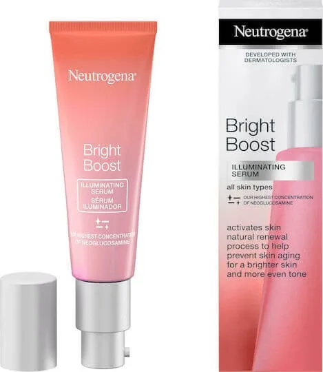 Neutrogena Bright Boost Iluminator Serum Hidratant și Anti-îmbătrânire pentru Față pentru Strălucire și Revitalizare 30ml — preț și oferte