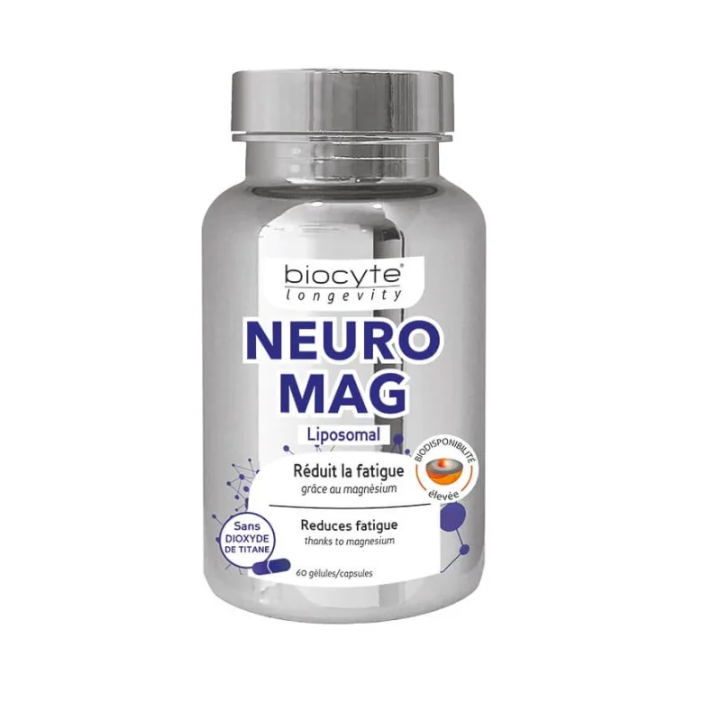 Neuromag (Magnesium Liposomal), 60 capsule, Biocyte — preț și oferte