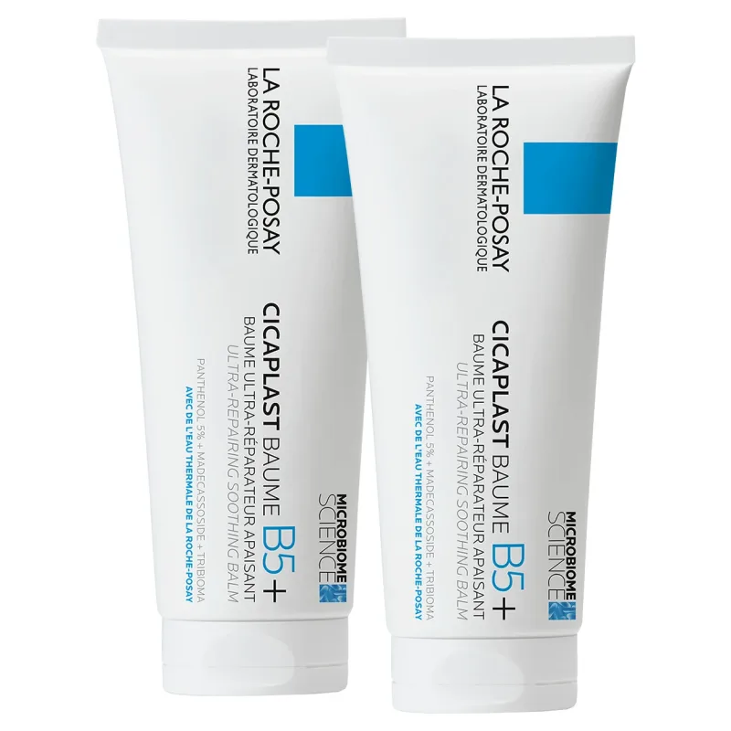 Kit La Roche-Posay Cicaplast Baume B5+, loțiune regenerantă calmantă, 2 x 100 ml — preț și oferte