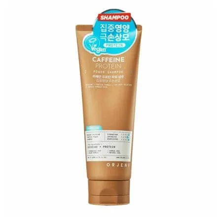 Sampon impotriva caderii parului cu cafeina si proteine vegetale Caffeine, 200 ml, Orjena — preț și oferte