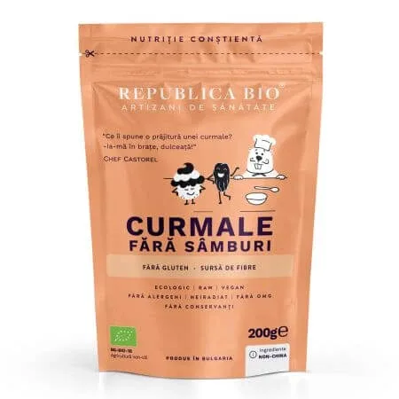 Curmale fara samburi, 200 g, Republica Bio — preț și oferte