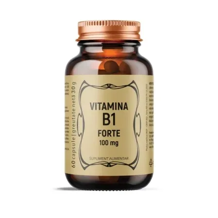 Vitamina B1 Forte, 60 capsule – Remedia Lab. Remedia — preț și oferte