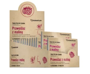 Bonatium Marshmallow cu zmeură, 150 comprimate