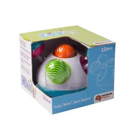 Jucarie senzoriala cu butoane, Klickity, +12 luni, Fat Brain — preț și oferte