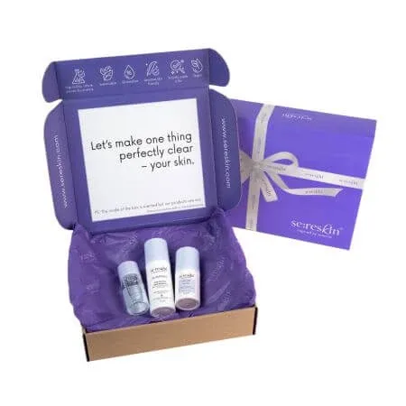 Kit iluminare ten cu apa micelara Cleanse, Ser Glow, Ser Illuminate, 30ml+30g+50g, Se:Reskin — preț și oferte