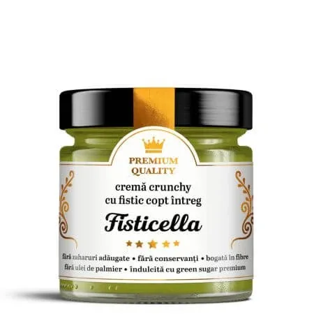 Crema crunchy cu fistic copt intreg, Fisticella, 250 g, Secretele Ramonei — preț și oferte