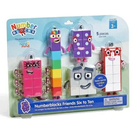 Set figurine Numberblocks de la 6 la 10, 3 ani+, Hand2Mind — preț și oferte