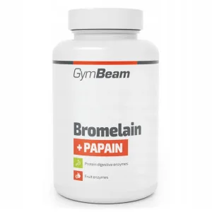 GymBeam Bromelain Papain, 90 capsule