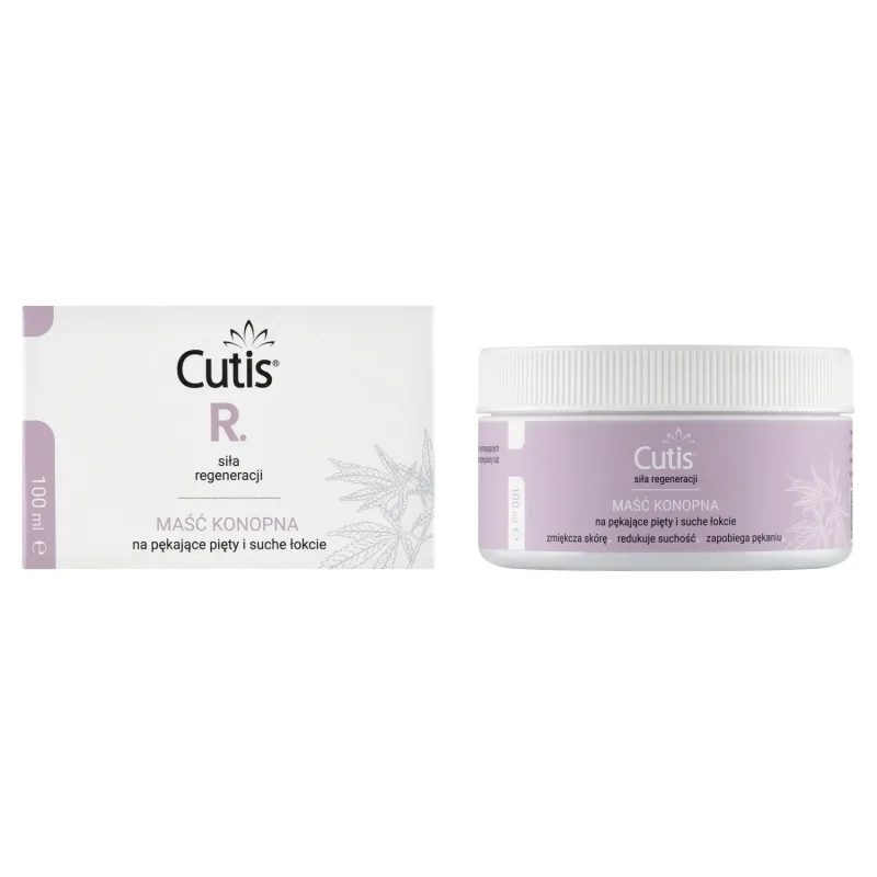 Cutis R-Regeneration, unguent din cânepă pentru călcâie crăpate și coate uscate, 100 ml — preț și oferte