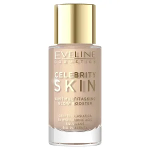Eveline Cosmetics Celebrity Skin, Baza multifuncțională pentru față Glow Booster, 02N Universal Tan, 30 ml