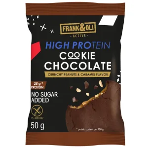 Frank&Oli High Protein, fursec cu proteine moi, alune crocante și caramel, 50 g