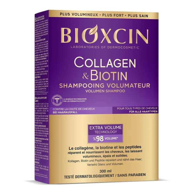 Bioxcin Colagen & Biotin, șampon volumizant, 300 ml — preț și oferte