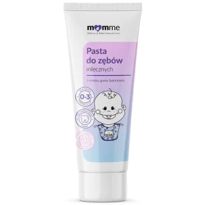 Momme, pastă de dinți pentru copii 0-3 ani, aromă de gumă de mestecat, 50 ml