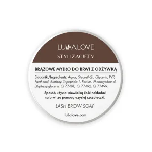 Lullalove, săpun maro pentru coafarea sprâncenelor, 30 ml