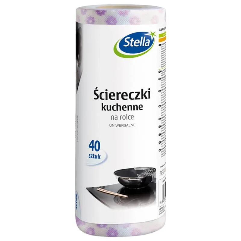Stella, cârpe de bucătărie pe rolă, multifuncționale, 40 bucăți Sarantis — preț și oferte