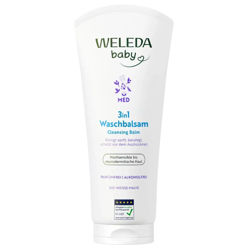 Weleda Baby Med 3in1, spălare corporală reparatoare din prima zi, 200 ml — preț și oferte